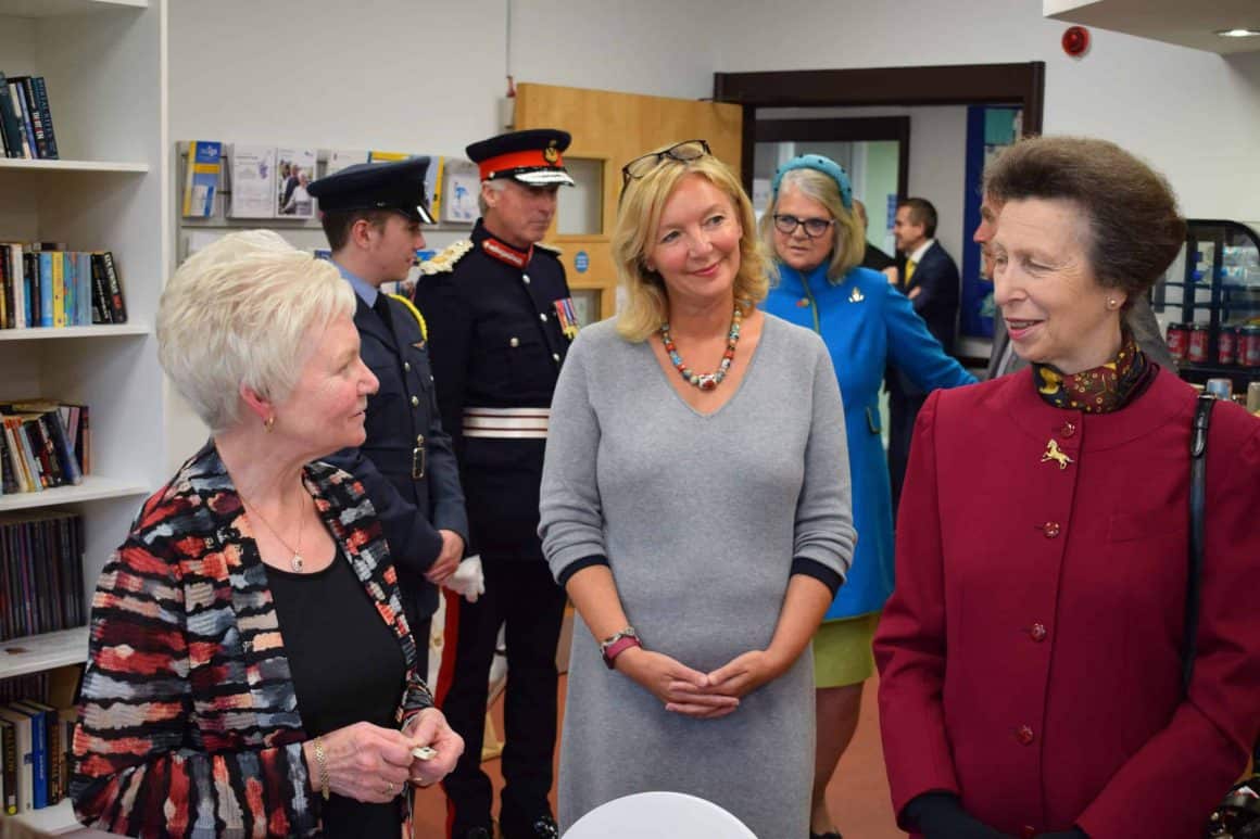 Christine, Jacquie and HRH The Princess Royal