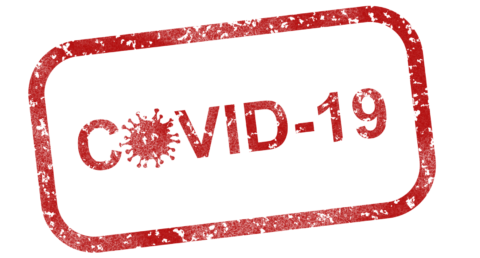 Covid-19 red stamp