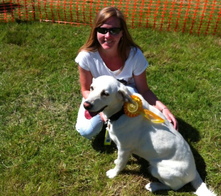 Laura and Guide Dog Pixie