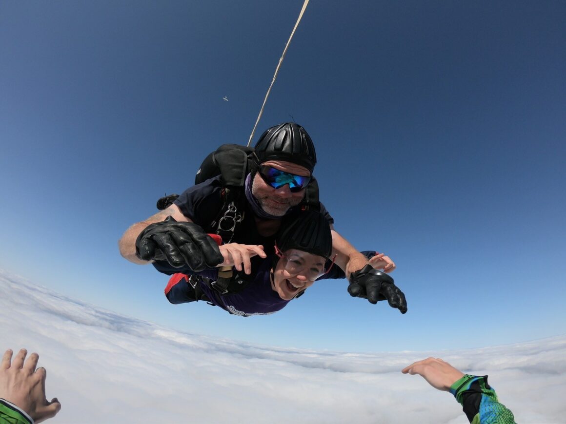 Amy above the clouds