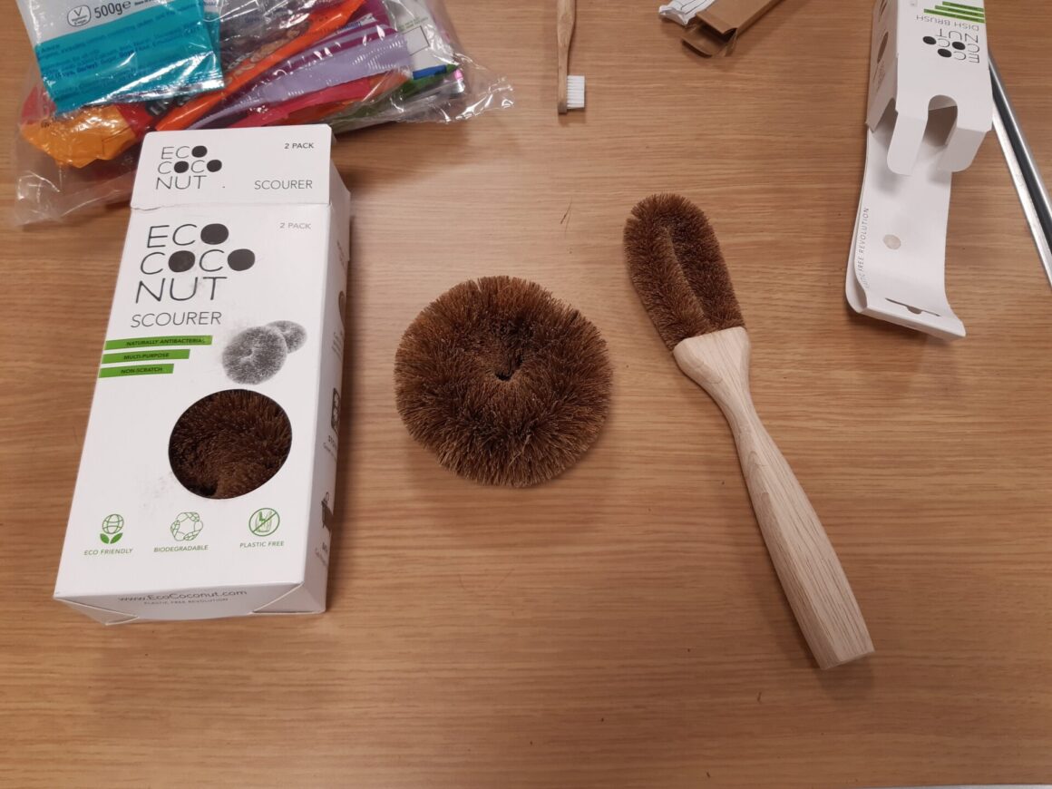 Coconut sustainable scourer
