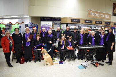 Sensory Singers at Asda in Falkirk for Christmas 2018