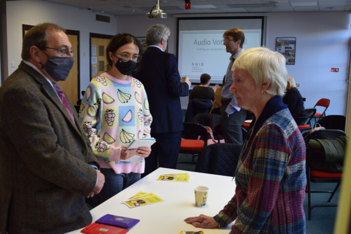 John McNally MP with Christine from Newsline