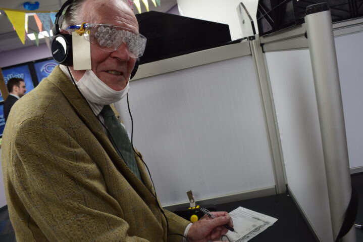 Pat Reid voting