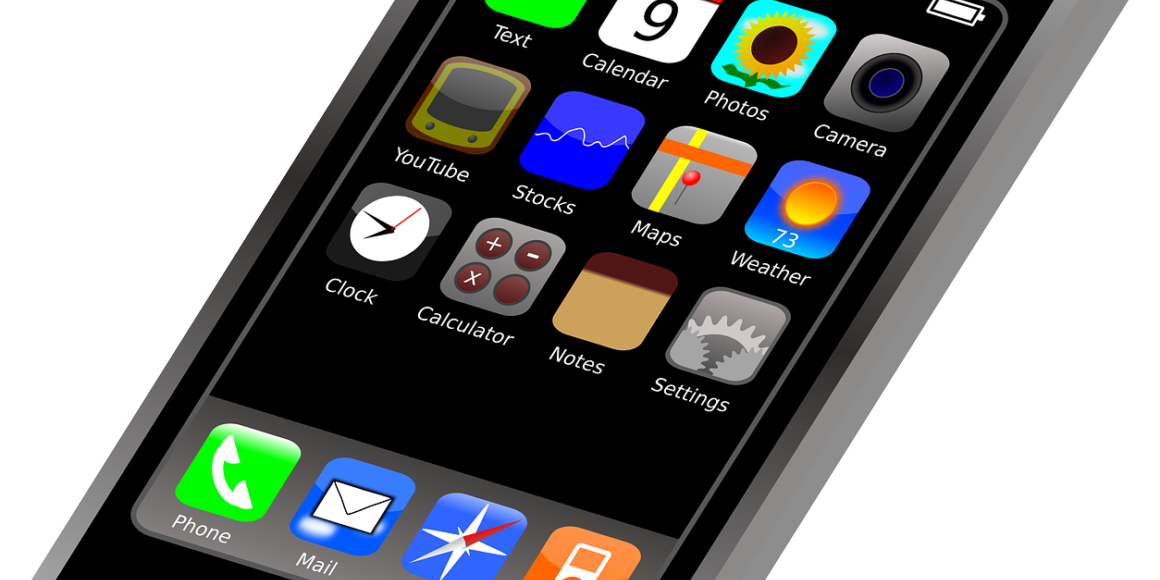 A graphic image of an iPhone