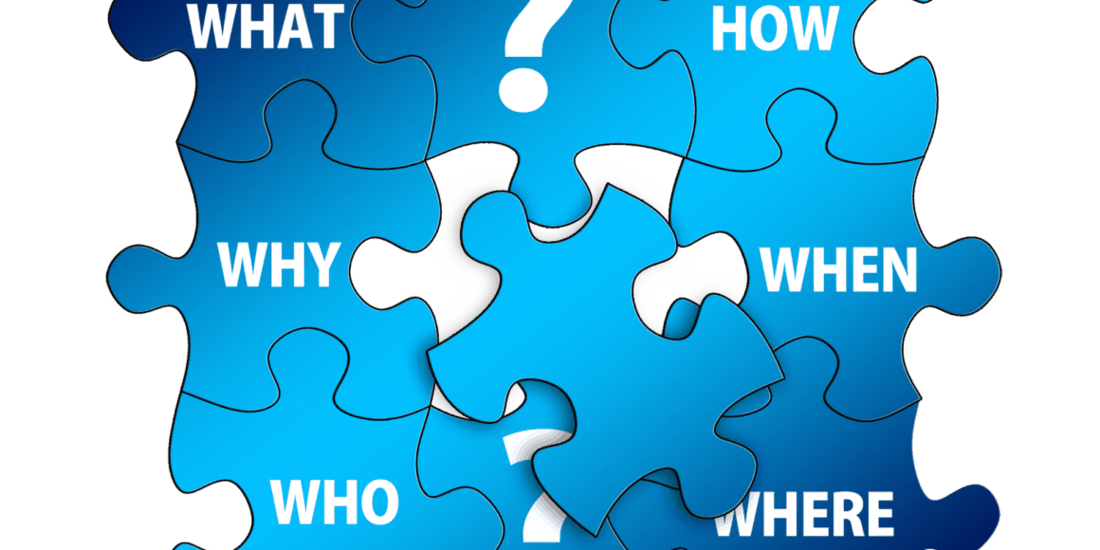 Who what why where and when jigsaw puzzle in blue for Centre Manager Report featured image